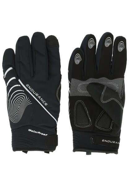 ENDURANCE Sportliche MTB Handschuhe winddicht wasserabweisend warm Gel gep Gr. M