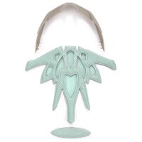 meteor MARVEN Fahrradhelm Weiß Mint für Damen Herren Kinder MTB Rollerhelm Gr. S