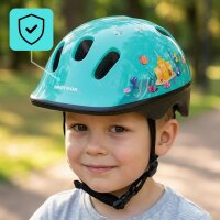 meteor Kinder Fahrradhelm MTB Rollerhelm verstellbar Magic Design Kinderhe Gr. S