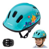 meteor Kinder Fahrradhelm MTB Rollerhelm verstellbar Magic Design Kinderhe Gr. S
