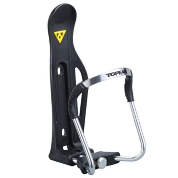 Topeak Modula Cage II Flaschenhalter aus Aluminium Kunststoff schwarz für Ø63-74