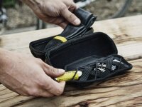 Topeak CagePak Fahrradtasche mit Organizer schwarz gelb für Flaschenhalter 0,75.