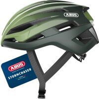 Leichter ABUS StormChaser Rennradhelm grün mit...