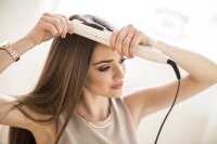 Remington PROluxe S9100 Haarglätter mit OPTIheat-Technologie und Keramikplatten.