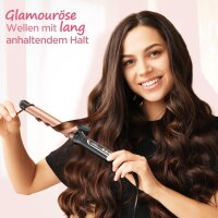 BESTOPE MIX Lockenstab rosa Keramik 25 mm 25 Temperaturstufen 230 °C Netzb Gr. S