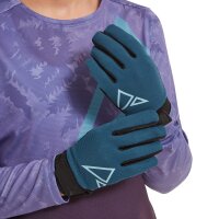 Altura Spark Pro Kinder Trail-Handschuhe Blau mit verstärktem Daumen Gr. 5-6
