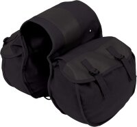Stansport Canvas Satteltasche Schwarz fr Fahrradtouren...