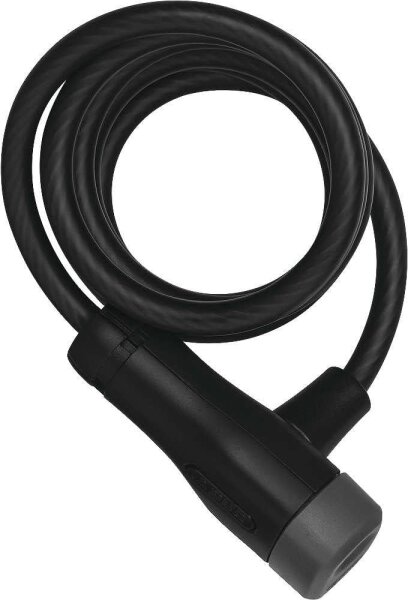 ABUS Star 4508K Fahrrad Spiralkabelschloss schwarz Kunststoffummantelung 8 mm 15