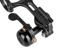 Topeak Fahrrad Klingel aus Bronze Edelstahl schwarz...