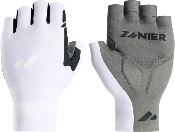 Zanier Race PRO RG Rennradhandschuhe Weiß Schwarz Stretch Aerodynamisch UX Gr. 7